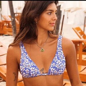 Descanso Tie-Back Triangle Bikini Top